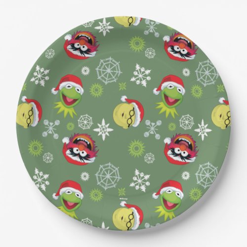 The Muppets  Merry Christmas Pattern Paper Plates