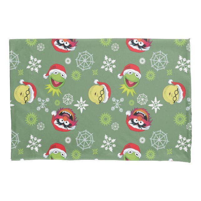 The Muppets | Merry Christmas Pattern Pillow Case (Front)