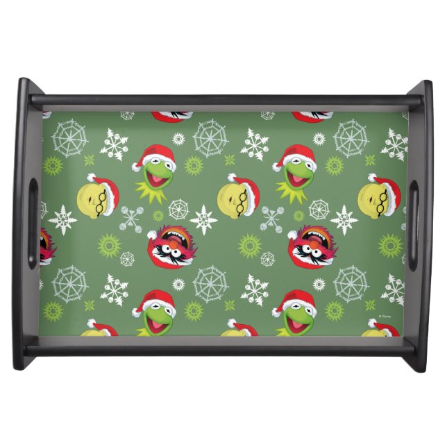 The Muppets | Merry Christmas Pattern Serving Tray (Front)