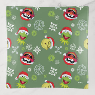 The Muppets   Merry Christmas Pattern Trinket Tray