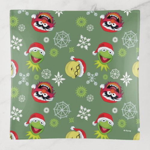 The Muppets  Merry Christmas Pattern Trinket Tray