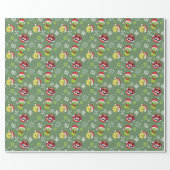 The Muppets | Merry Christmas Pattern Wrapping Paper (Flat)