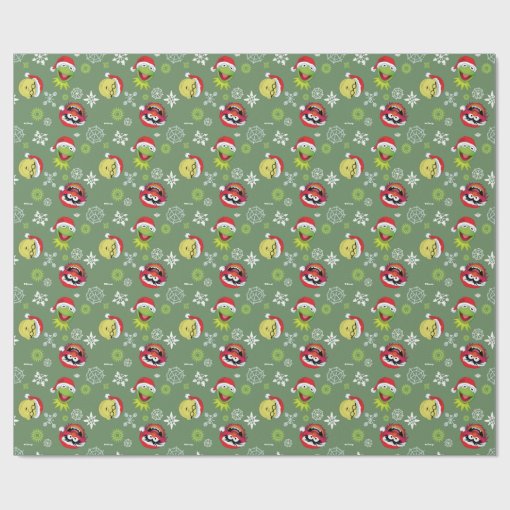 The Muppets Merry Christmas Pattern Wrapping Paper Zazzle