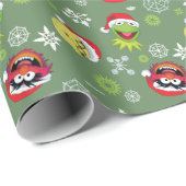 The Muppets | Merry Christmas Pattern Wrapping Paper (Roll Corner)