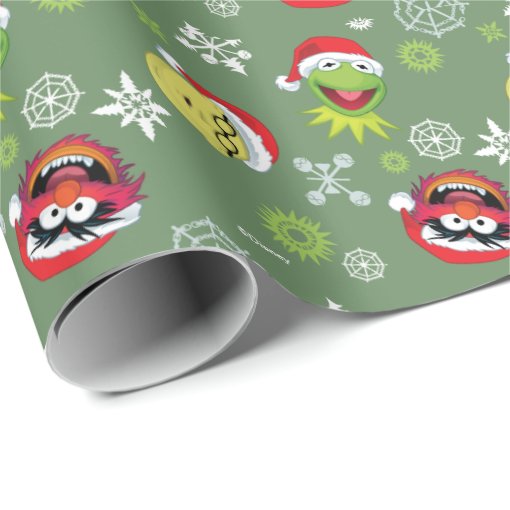 The Muppets Merry Christmas Pattern Wrapping Paper Zazzle