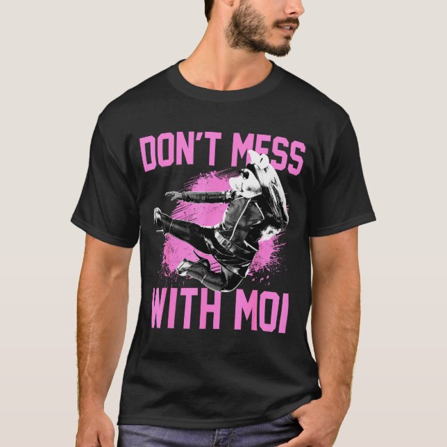 The Muppets Miss Ggy Don't Mess With Moi Small  T-Shirt (Front)