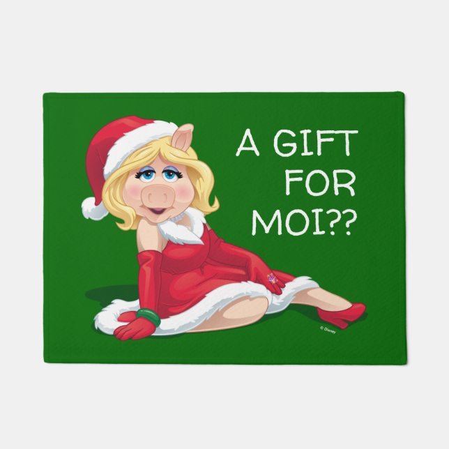 The Muppets | Miss Piggy Santa Claus Doormat (Front)