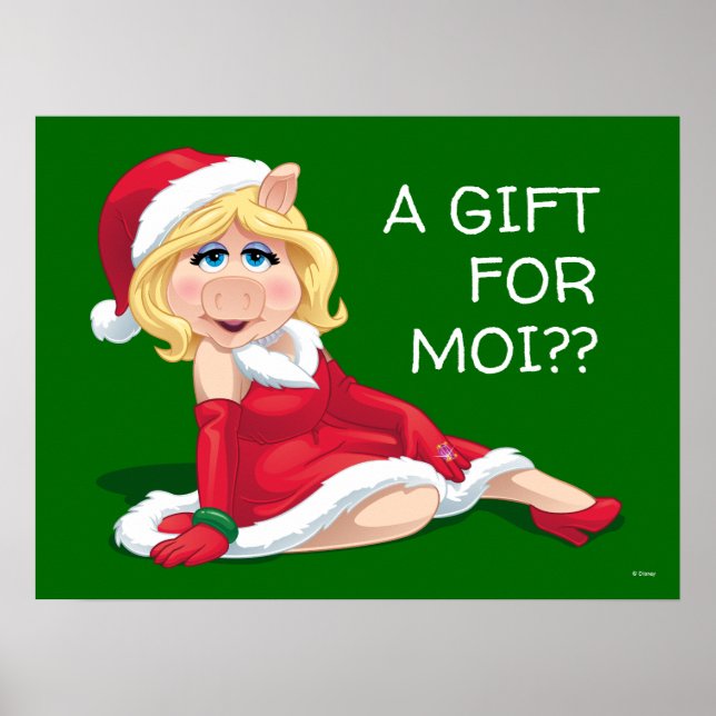 The Muppets | Miss Piggy Santa Claus Poster (Front)