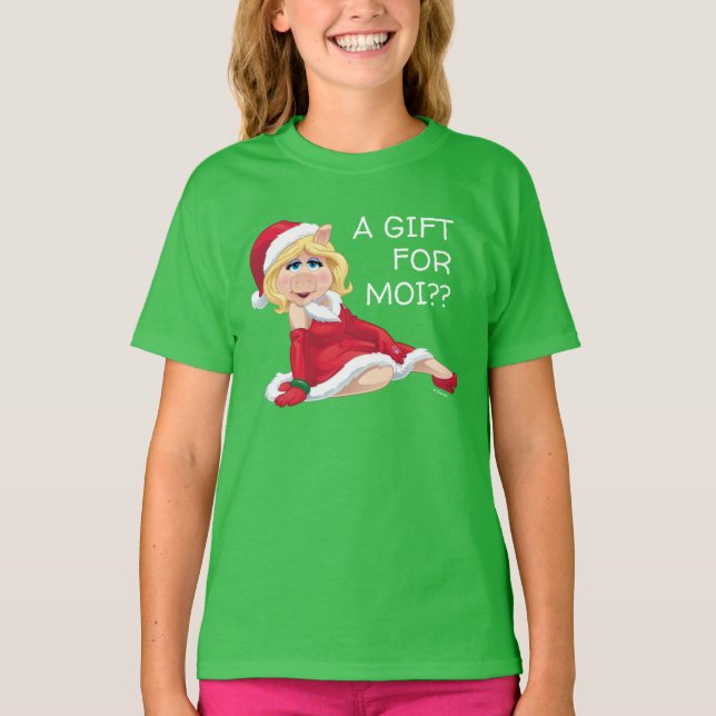 The Muppets | Miss Piggy Santa Claus T-Shirt (Front)