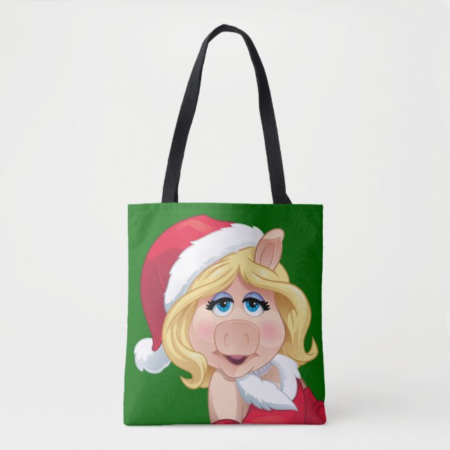 The Muppets | Miss Piggy Santa Claus Tote Bag (Front)
