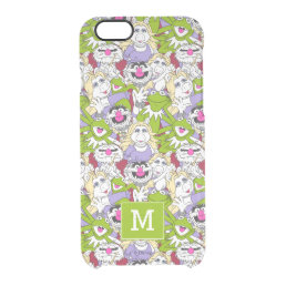 The Muppets | Monogram Oversized Pattern 2 Clear iPhone 6/6S Case
