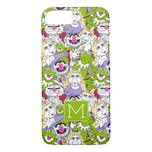 The Muppets   Monogram Oversized Pattern iPhone 8/7 Case