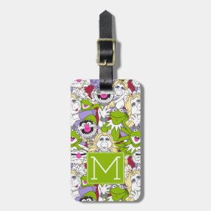 The Muppets Monogram Oversized Pattern Luggage Tag