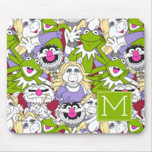 The Muppets   Monogram Oversized Pattern Mouse Pad
