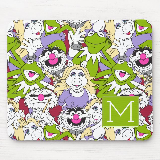 The Muppets | Monogram Oversized Pattern Mouse Pad (Front)