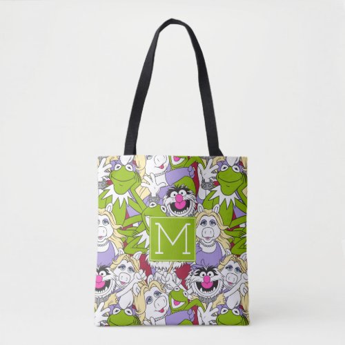 The Muppets  Monogram Oversized Pattern Tote Bag