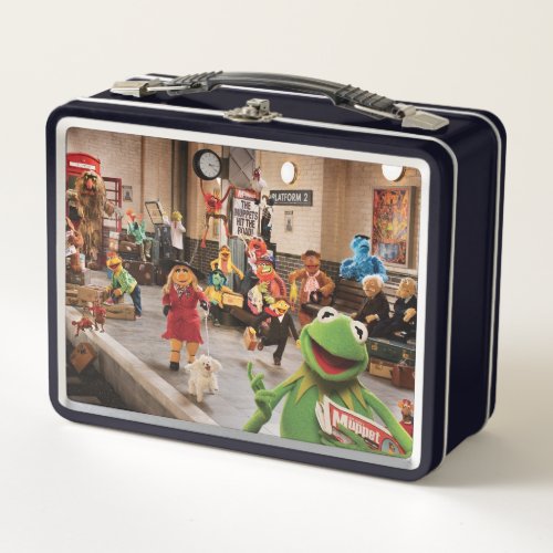 The Muppets Most Wanted  Kermit in Front Metal Lunch Box