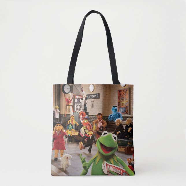 The Muppets Most Wanted | Kermit in Front Tote Bag (Front)