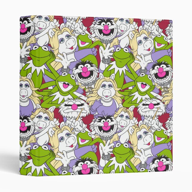 The Muppets | Oversized Pattern 3 Ring Binder (Front/Spine)