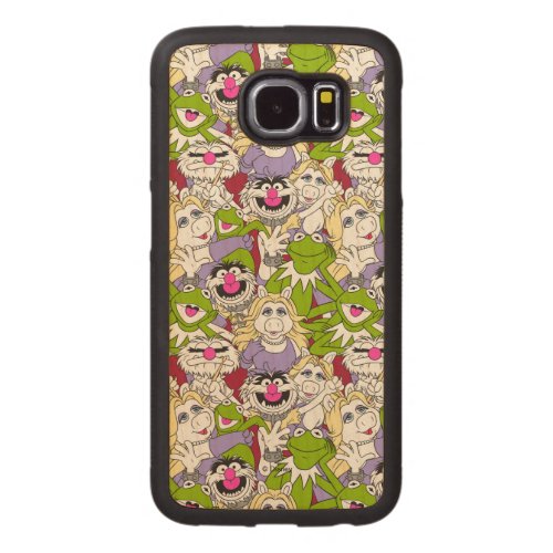 The Muppets  Oversized Pattern Carved Wood Samsung Galaxy S6 Case
