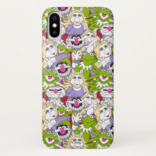 The Muppets  Oversized Pattern iPhone X Case