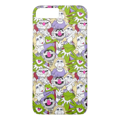 The Muppets  Oversized Pattern iPhone 8 Plus7 Plus Case