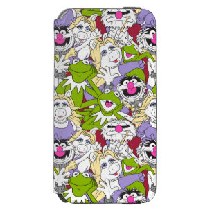 The Muppets   Oversized Pattern iPhone 6/6s Wallet Case
