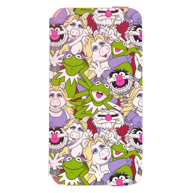 The Muppets | Oversized Pattern Incipio iPhone Wallet Case (Folio Front)