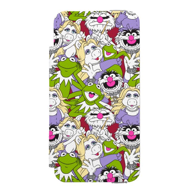 The Muppets | Oversized Pattern Incipio iPhone Wallet Case (Folio Front)