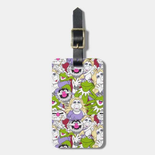 The Muppets  Oversized Pattern Luggage Tag