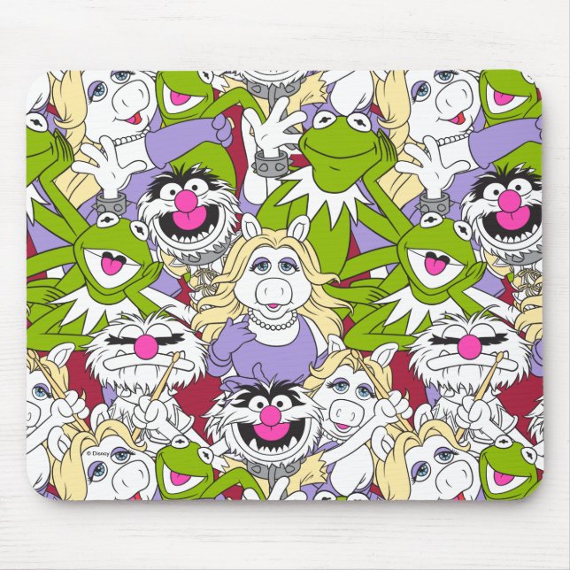 The Muppets | Oversized Pattern Mouse Pad (Front)