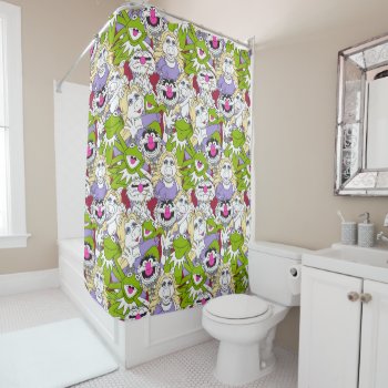 The Muppets | Oversized Pattern Shower Curtain by muppets at Zazzle
