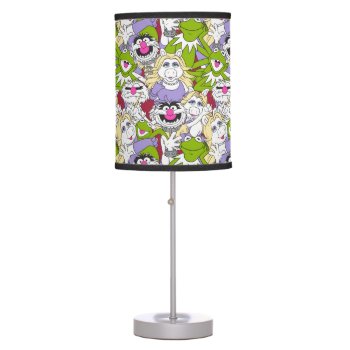 The Muppets | Oversized Pattern Table Lamp by muppets at Zazzle