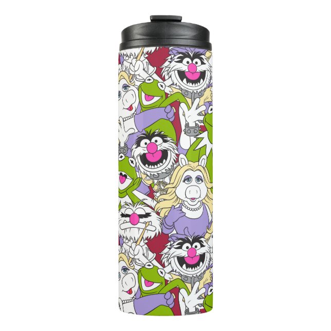 The Muppets | Oversized Pattern Thermal Tumbler (Front)