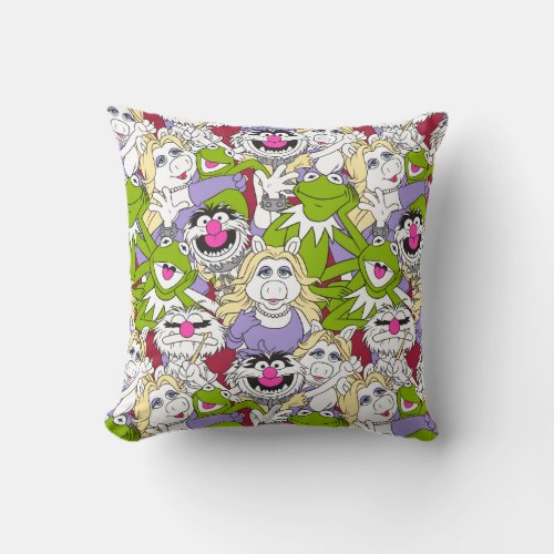 The Muppets  Oversized Pattern Throw Pillow