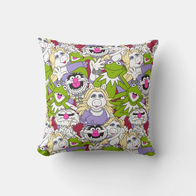 The Muppets | Oversized Pattern Throw Pillow (Front)