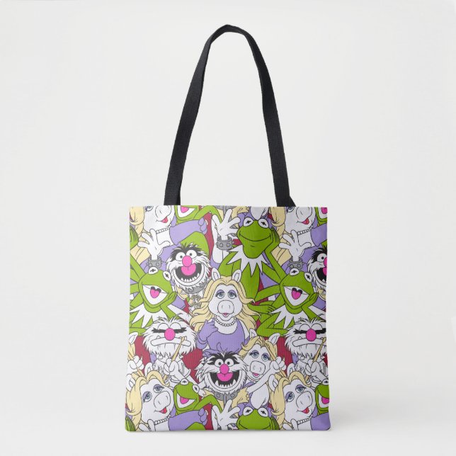 The Muppets | Oversized Pattern Tote Bag (Front)