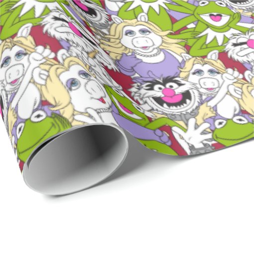 The Muppets Oversized Pattern Wrapping Paper Zazzle