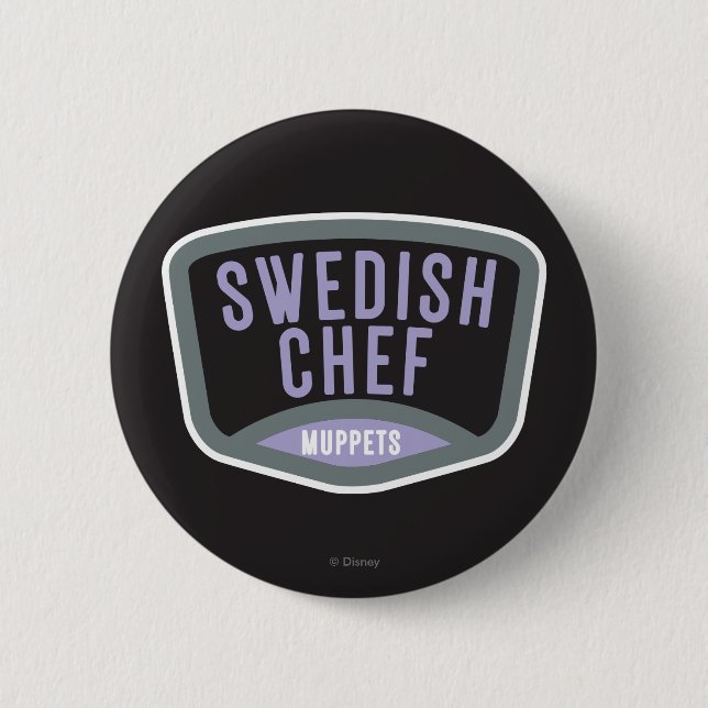 The Muppets | Swedish Chef Pinback Button (Front)