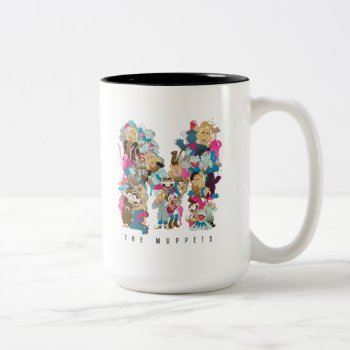 The Muppets | The Muppets Monogram 2 Two-tone Coffee Mug by muppets at Zazzle