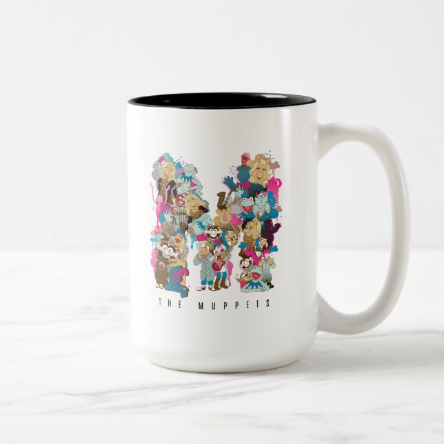 The Muppets | The Muppets Monogram 2 Two-Tone Coffee Mug (Right)