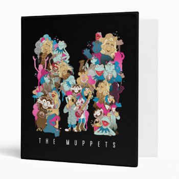 The Muppets | The Muppets Monogram 3 Ring Binder by muppets at Zazzle