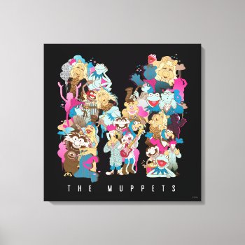 The Muppets | The Muppets Monogram Canvas Print by muppets at Zazzle