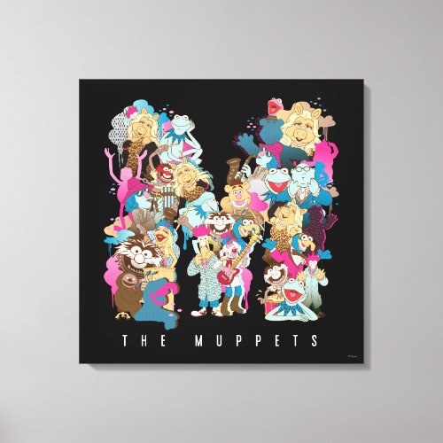 The Muppets  The Muppets Monogram Canvas Print