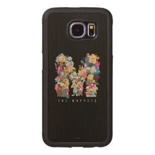 The Muppets   The Muppets Monogram Carved Wood Samsung Galaxy S6 Case