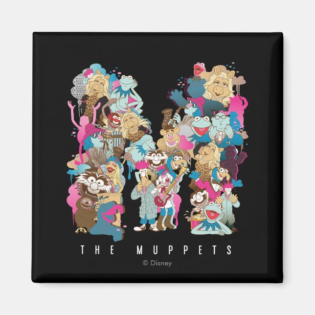 The Muppets | The Muppets Monogram Magnet (Front)