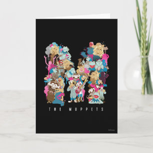 The Muppets   The Muppets Monogram Note Card