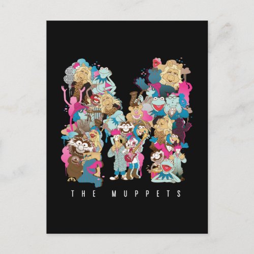 The Muppets  The Muppets Monogram Postcard