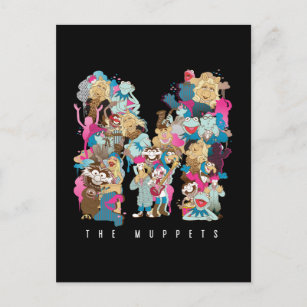 The Muppets   The Muppets Monogram Postcard