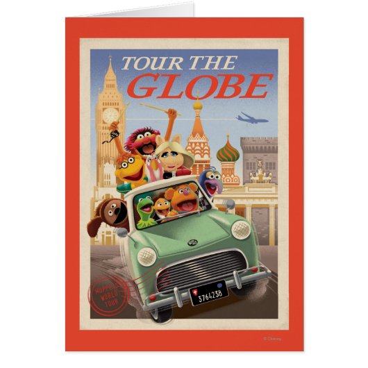 The Muppets Tour the Globe Cards (Front)